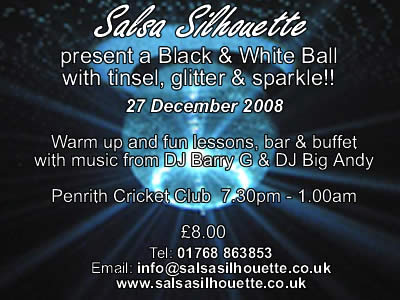 Europe Salsa Dance Events: Salsa Silhouette - BLACK & WHITE BALL...with tinsel, glitter & sparkle! black%20and%20white%20ball Europe Salsa Dance Events: Salsa Silhouette - BLACK & WHITE BALL...with tinsel, glitter & sparkle!